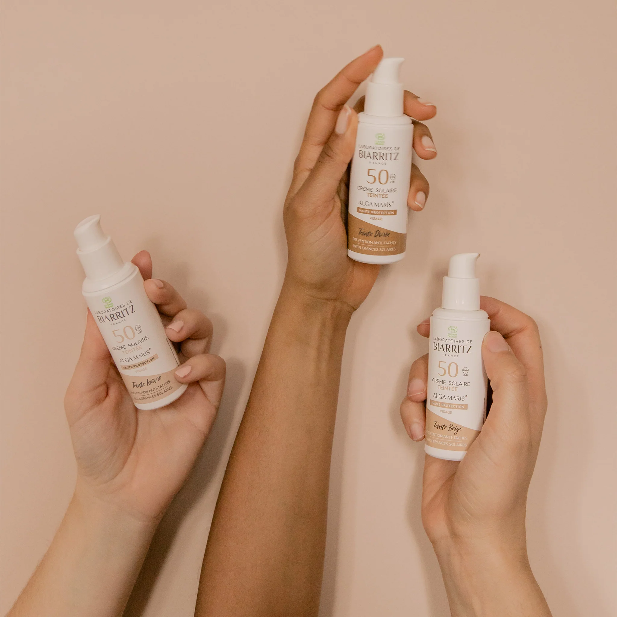 Tinted Sunscreen for face SPF50 Golden, 50 ml - Image 3