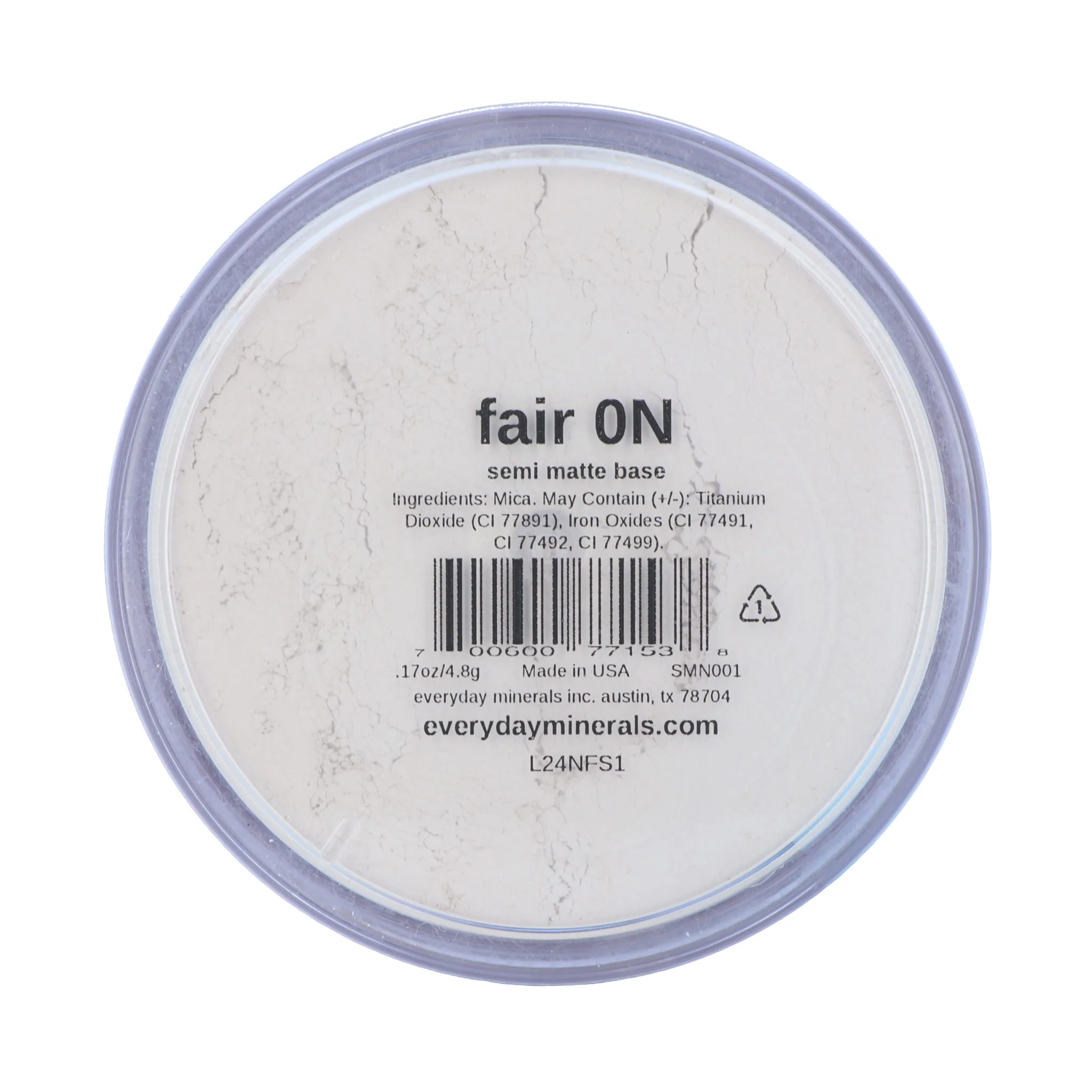 Mineral Foundation, Semi-matte Fair, 0N - Image 3